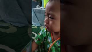 Nonton upin dan Ipin sampai segitu nangis..😊