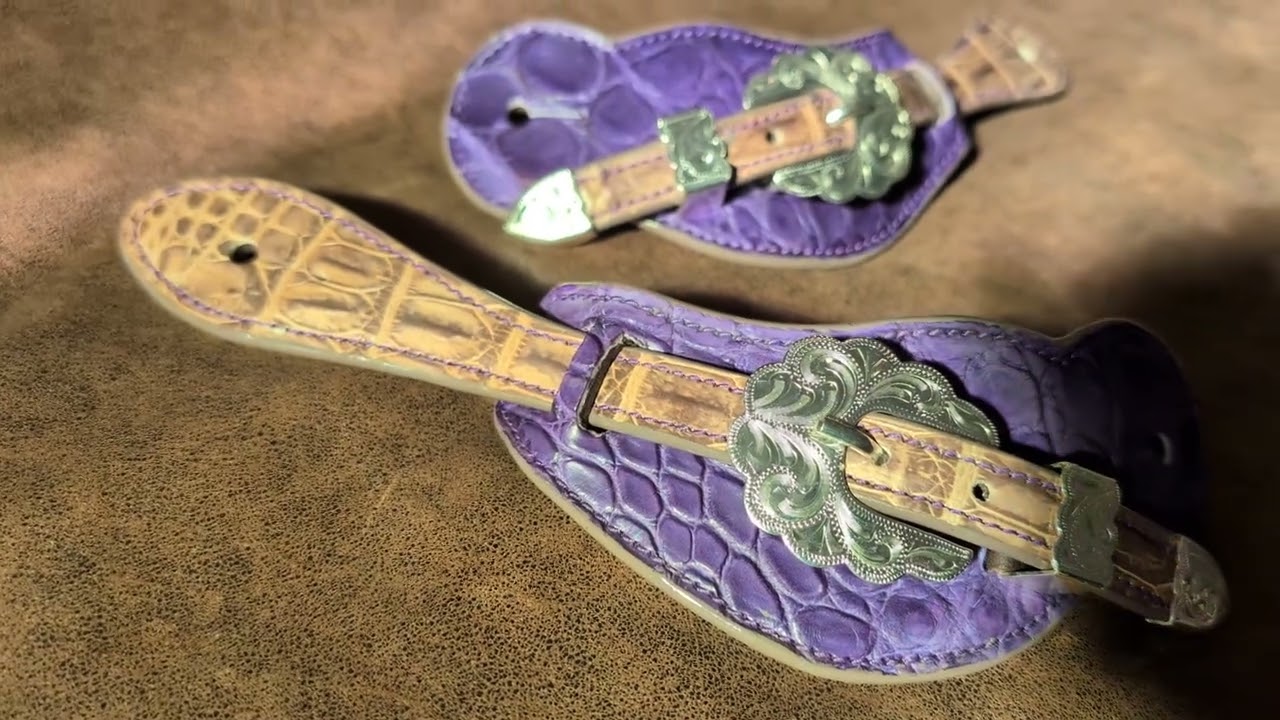 Genuine Alligator Spur Straps for the ladies