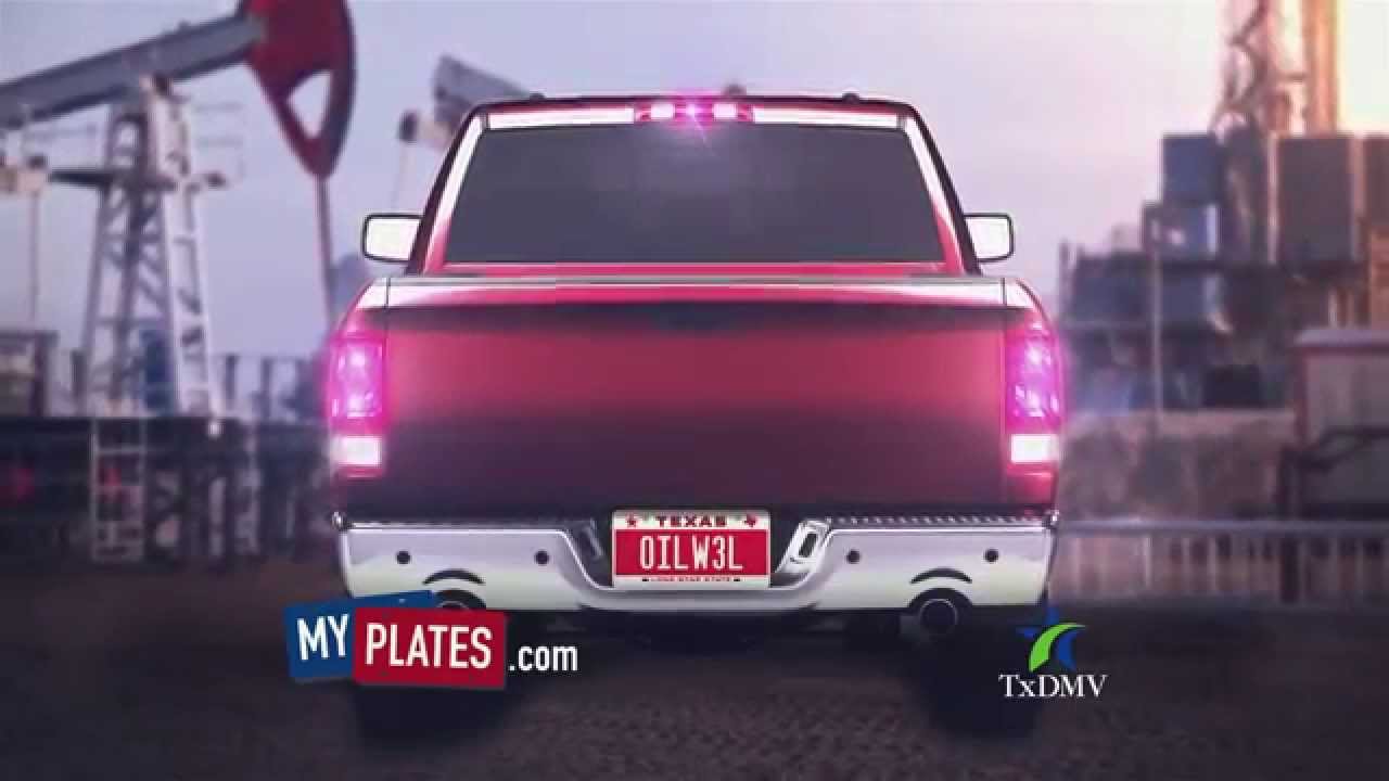 Personalized Texas Liscense Plates MyPlates YouTube Personalized texas liscense plates myplates youtube