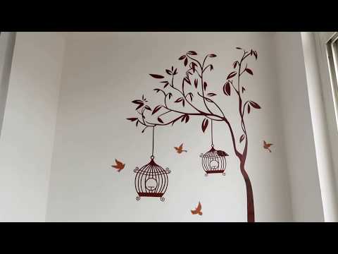 Wall Sticker लगाने का सही तरीका - How to Apply Wall Sticker Easily