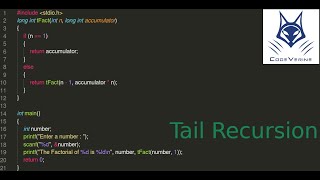 6. Recursion - Tail Recursion with an Example Program