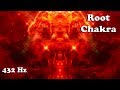 (POWERFUL 432 Hz) #1 ROOT CHAKRA Activation and Balancing (15 minute meditation)