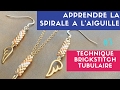 DIY ┋ PARURE BIJOUX PERLES - MIYUKI // SPIRALE à L'AIGUILLE - Technique BRICKSTITCH TUBULAIRE