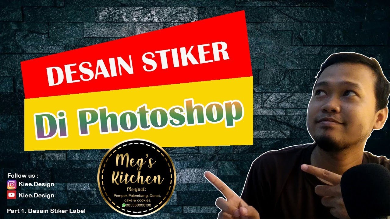  Desain Stiker Label  Menggunakan Photoshop YouTube