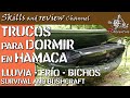 ✅  Trucos para dormir en hamaca | Hammocking tricks | DD hammocks Frontline