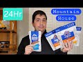 24 Hours EATING ONLY Freeze-Dried Mountain House Survival Food