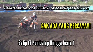 GAK ADA YANG PERCAYA! Pembalasan M Athar Setelah Terjatuh Salip Semua Pembalap MX85cc CLEOSA 2023