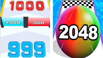 Ball Run 3D 2048 Vs Crowd Number Run | Max All Level iOS  Gameplay