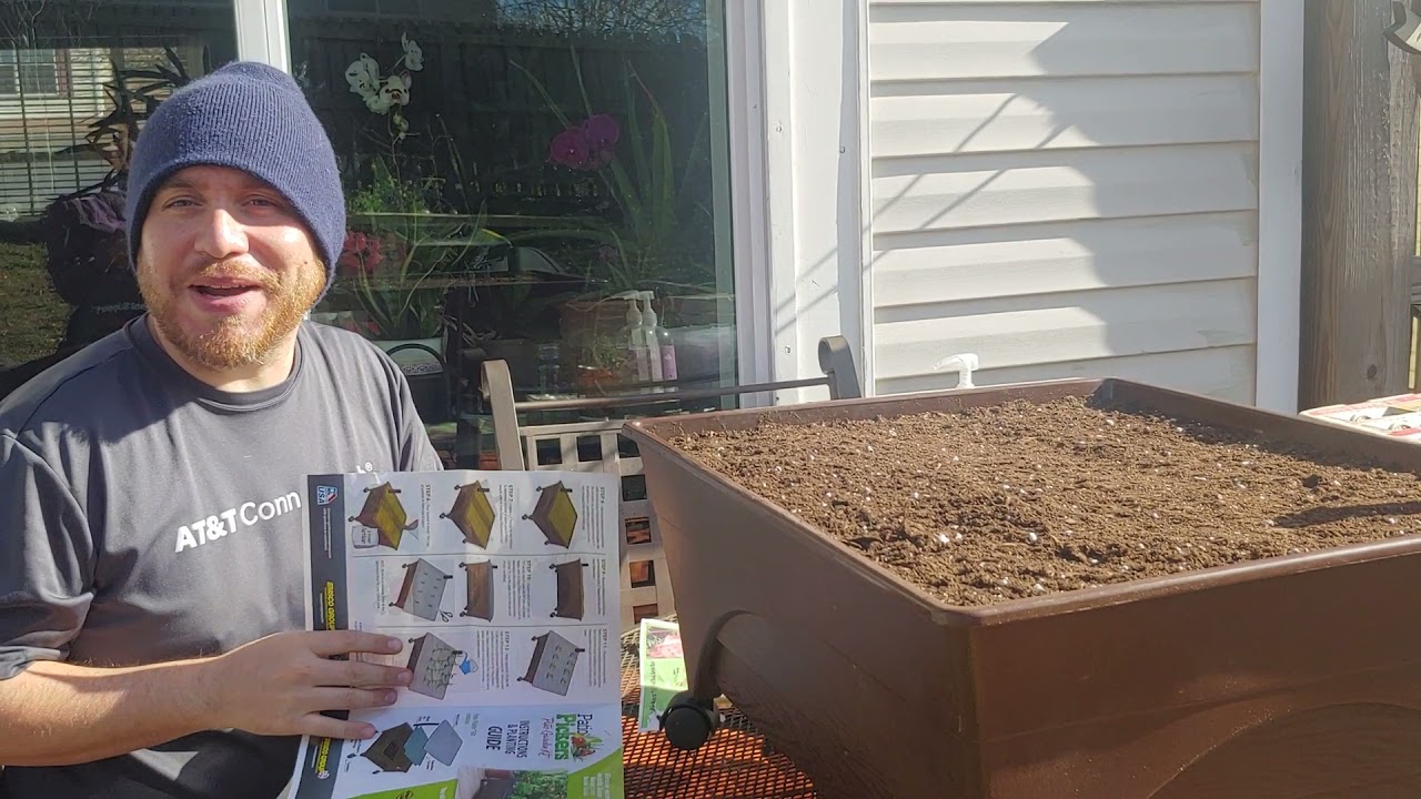 Patio Pickers Self Watering, Raised Bed Garden Box YouTube