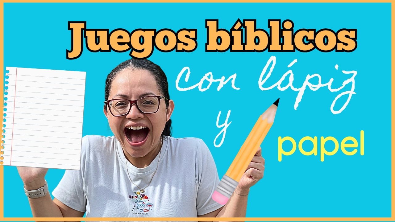 JUEGOS BÍBLICOS CON PAPEL Y LAPIZ