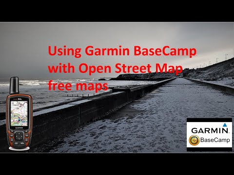 Using Garmin Base Camp and Open Street Map  to plan walks