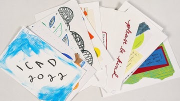 INDEX CARD A DAY 2022 - First Week of #DYICAD 2022 - Small Mixed Media Art & Collage #icad #icad2022