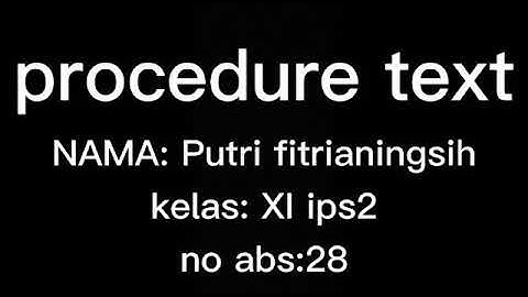 PROCEDURE TEXT - How to make good day cappuccino ice