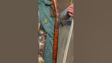 BEAUTIFUL FLINTLOCK RIFLE #flintlock #muzzleloader #blackpowder