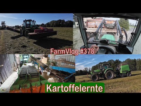 Farmvlog#378: 2. Schnitt und Kartoffelernte