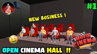 I OPENED MY OWN CINEMA HALL - MOVIE CINEMA SIMULATOR || M.A.GAMEZONE