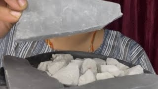 Black Shale Stone Eating Crunchy Clay Eating Crunch Swallow Hina Entertainment Vlogs