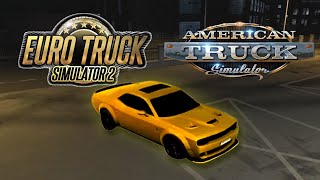 Como conducir COCHES en Euro Truck Simulator 2 y American Truck Simulator
