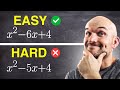 Comparing Easy and Hard Quadratic Factoring Techniques