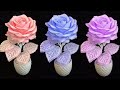 DIY Tutorial cara membuat Bunga Mawar dari Plastik Kresek | How to make Rose Flower from Plastic Bag