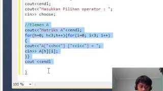 Array 2 dimensi C++