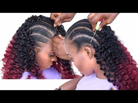 Easiest Curly Crochet Braids Hairstyle 