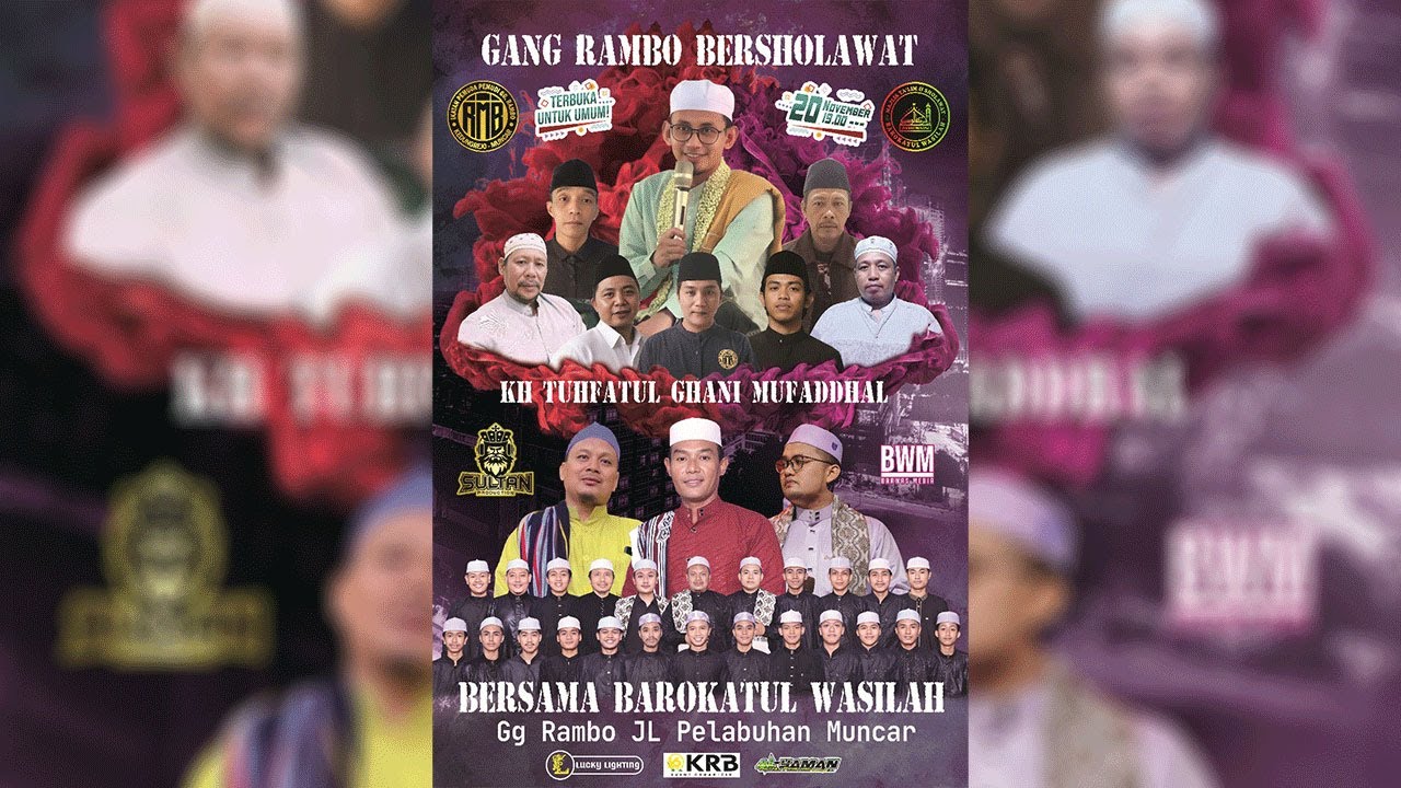 GANG RAMBO BERSHOLAWAT BERSAMA MAJLIS TA'LIM & DZIKRUS SHOLAWAT BAROKATUL WASILAH BANYUWANGI