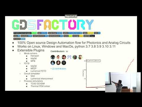 Gdsfactory, an Open Source python flow for circuit design, verification and validation
