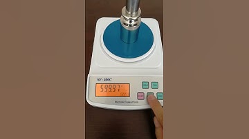How to Calibrate the Electronic Precision Balance (600g weight)