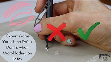 HUGE Microblading Mistakes (perfect practice on LATEX makes perfect)