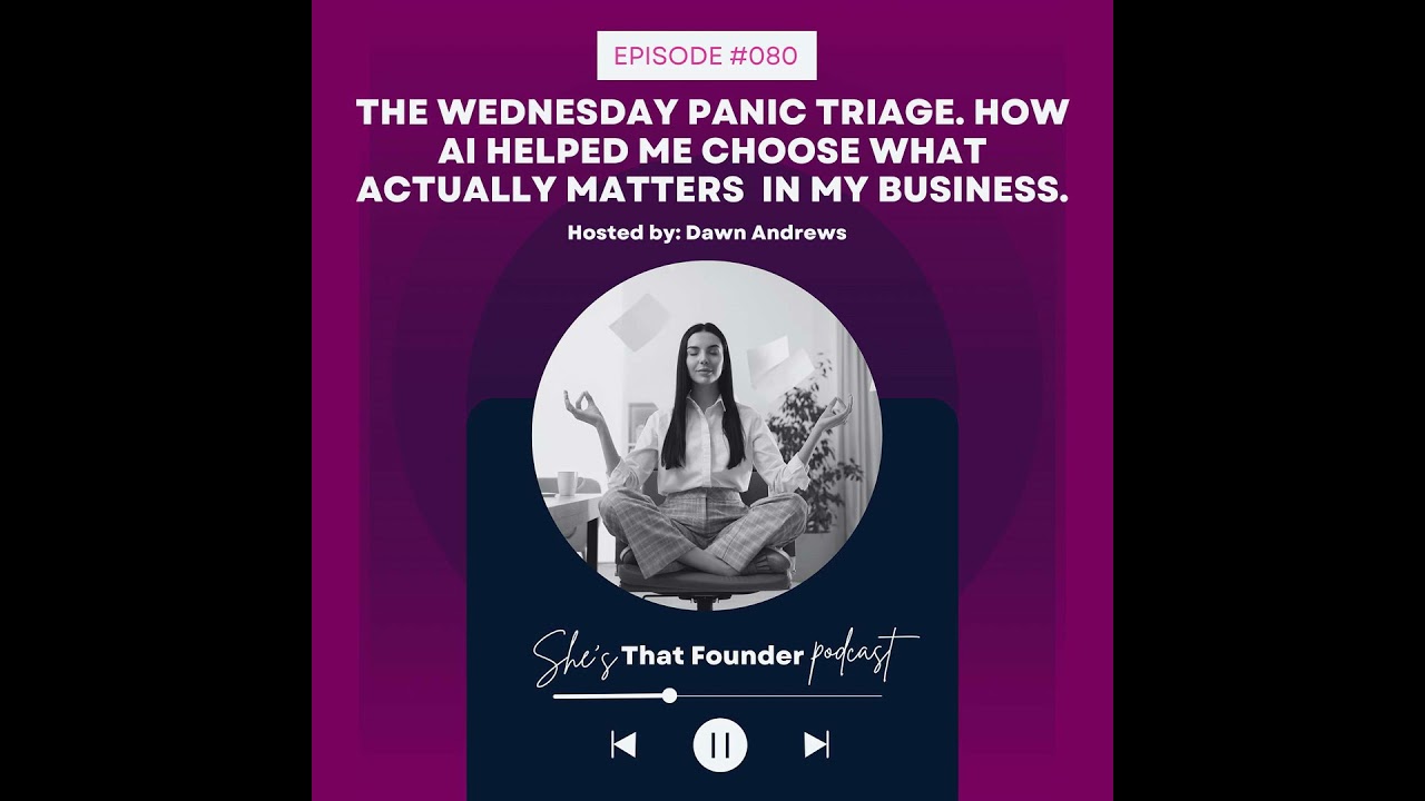 080 | How I Survived My Business Panic Week!