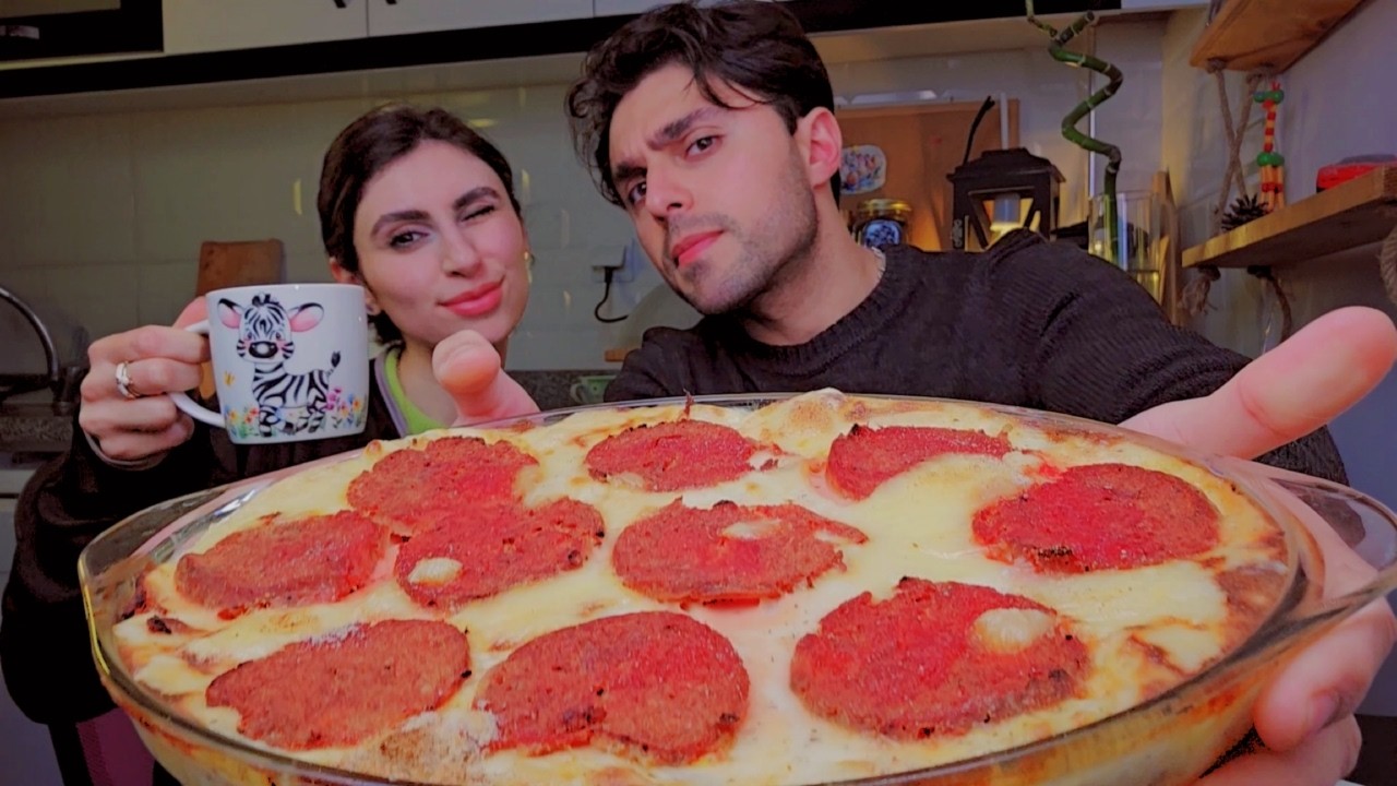 سحور و مقلب 🤢رمضاني / معكروني بالبيشاميل بالببروني