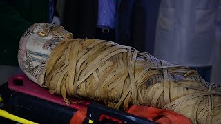 Cazenovia Egyptian mummy secrets revealed at Crouse Hospital in Syracuse, NY
