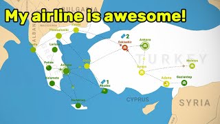 Managing my own airline! ✈️ 🗺️ | Episode 1 of Fly Corp screenshot 5