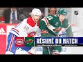 Canadiens vs Wild | Faits saillants