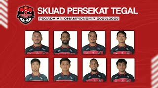 LATEST PERSEKAT TEGAL SQUAD LIST FOR THE 2025/2026 PEGADAIAN CHAMPIONSHIP