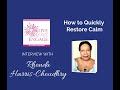 Rhonda Harris-Choudhry - How to Quickly Restore Calm | Live. Love. Engage.