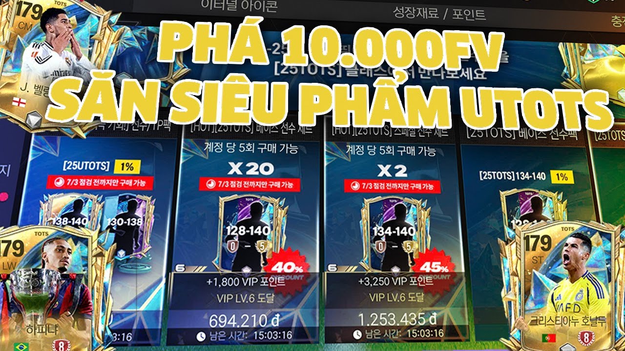 😍Thử Dùng 10.000Fv Mở Pack TOTS25 Thu Lại Được Những Gì ??