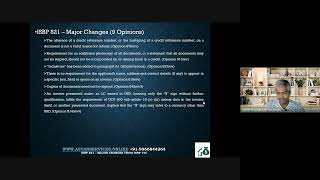 ISBP 821 - Revision - 9 Changes