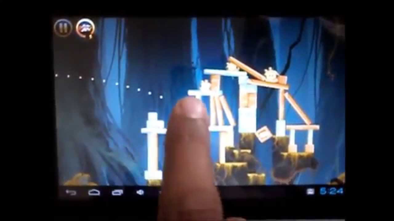 Angry Birds Space on Micromax Funbook Talk