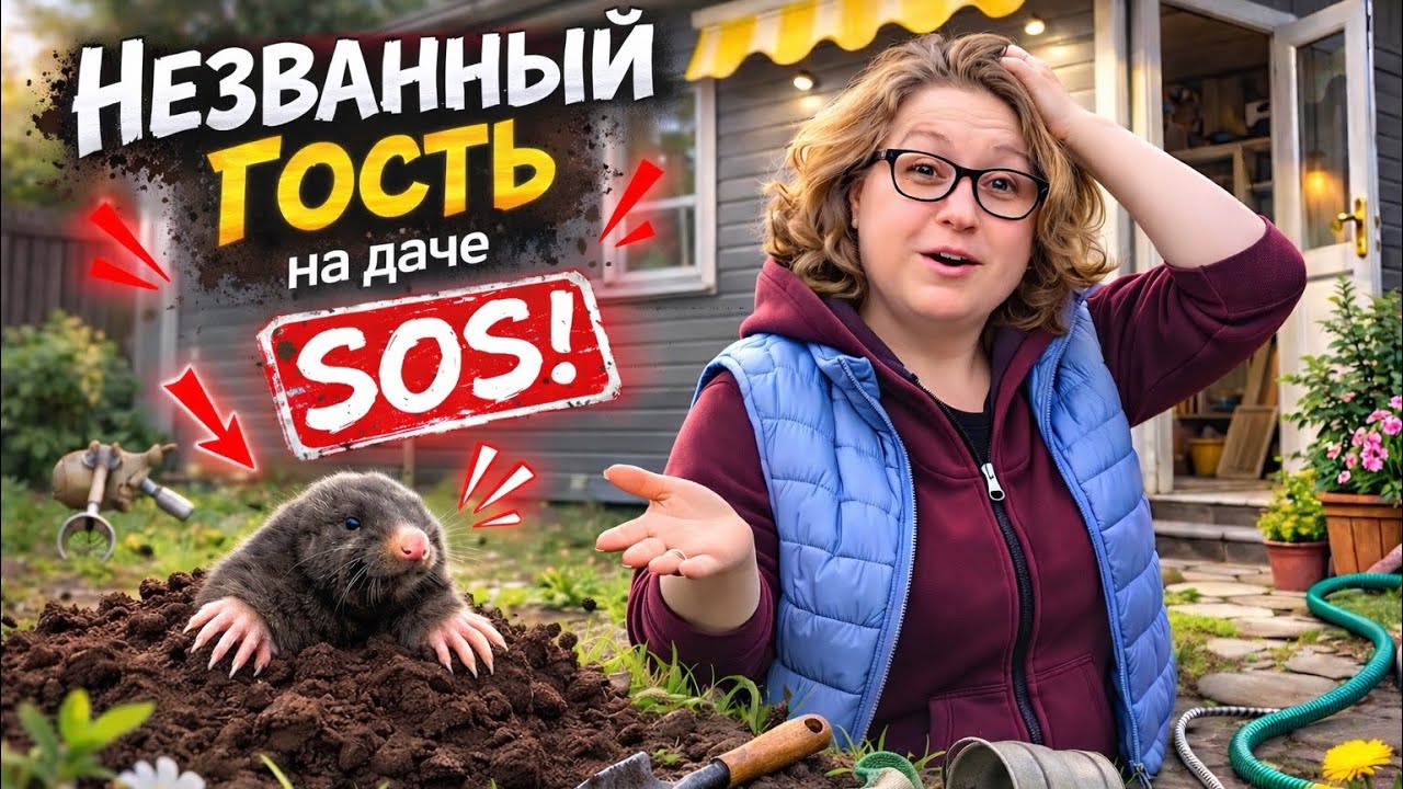 Незваный гость на даче 😲 Убираю грядки и немного о жизни❣️