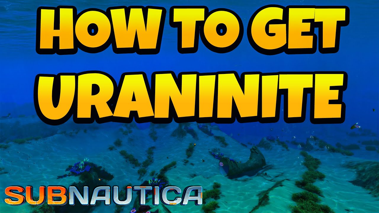 How to Find Uraninite Crystal in Subnautica Game - YouTube