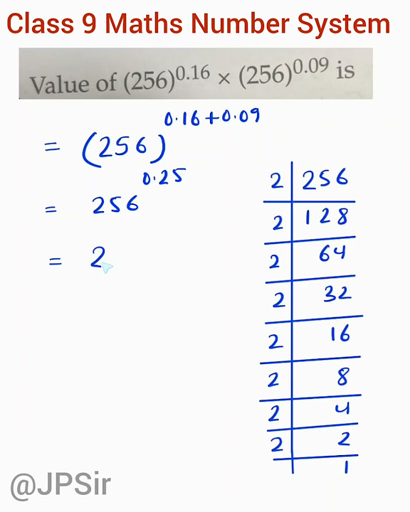 maths-shorts-class-9-number-system-by-jp-sir-find-the-value-of-256