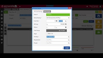 Membuat Faktur Pembelian Dipotong Uang Muka Pembelian pada Accurate Online