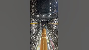 Artemis 2: SLS Core Stage Successfully Stacked!  #universe #artemis