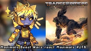 Maximals Beast Wars React Maximals Rotb|🇧🇷🇺🇲🇪🇦🇷🇺|Nirimi_Kun
