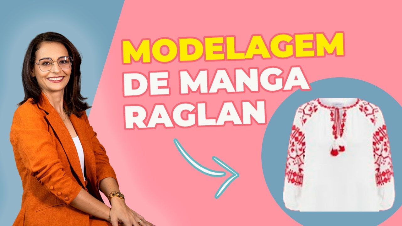 Modelagem de Manga Raglan | Modelagem e Costura Fácil