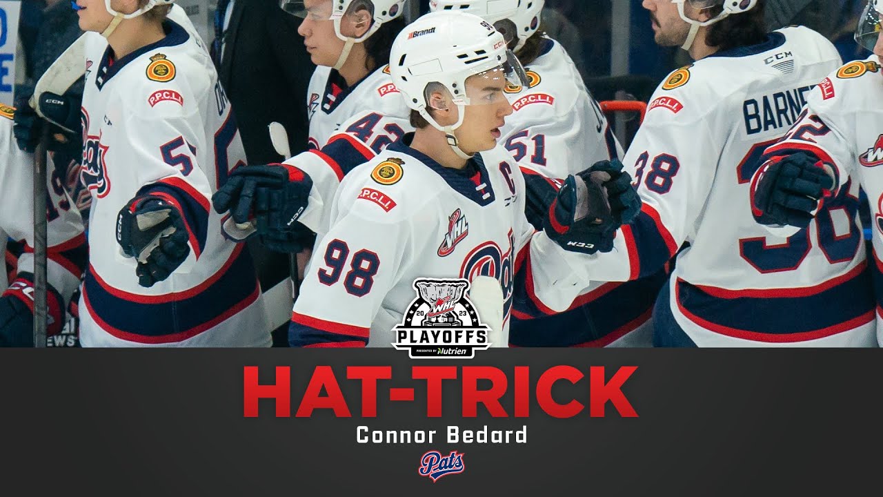 WHL Playoffs Hat-Tricks - Connor Bedard - YouTube