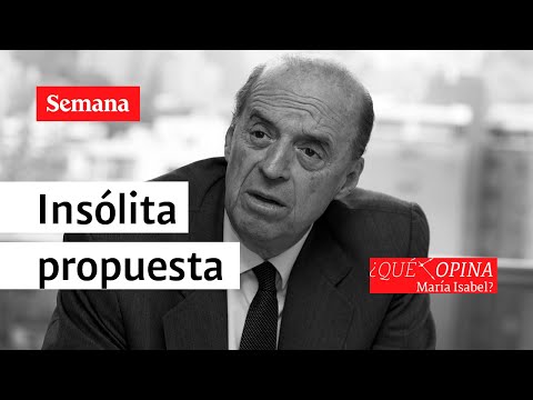 ¿Qué opina María Isabel? Insólita propuesta del canciller Álvaro Leyva en la ONU