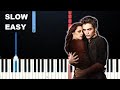 Twilight - Bella's Lullaby (SLOW EASY PIANO TUTORIAL)